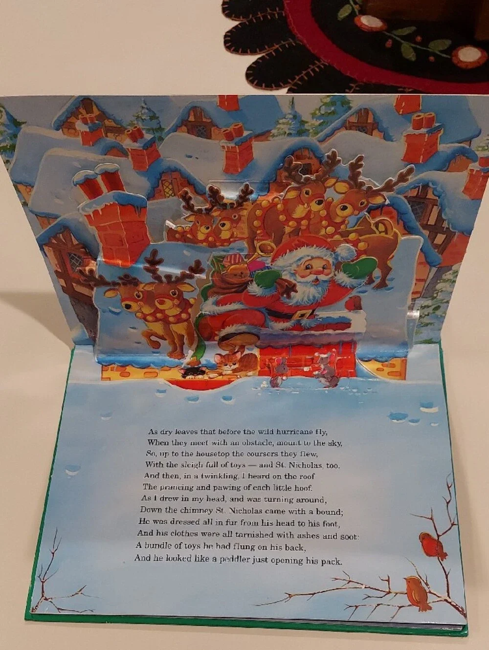 The Night Before Christmas Pop-Up Book - Landolls - 1996